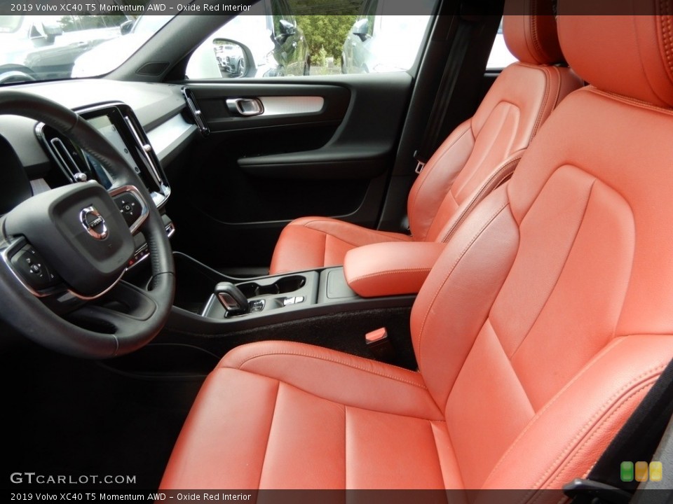 Oxide Red Interior Front Seat for the 2019 Volvo XC40 T5 Momentum AWD #134639129