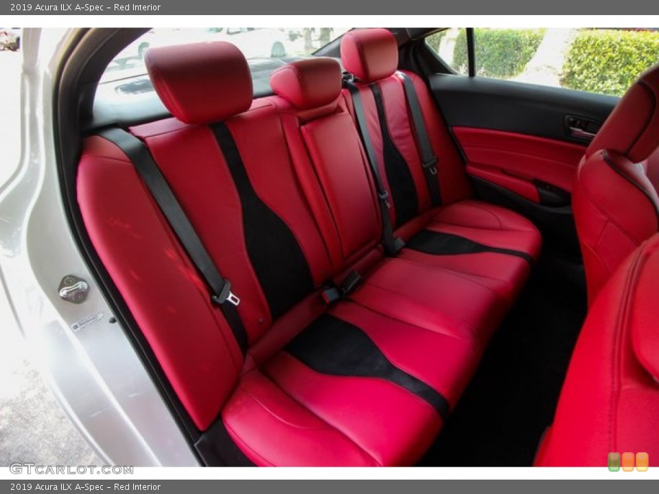 Red Interior Rear Seat for the 2019 Acura ILX A-Spec #134640740