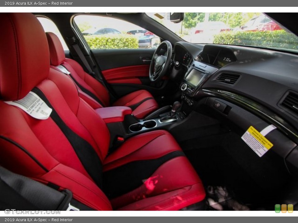 Red 2019 Acura ILX Interiors