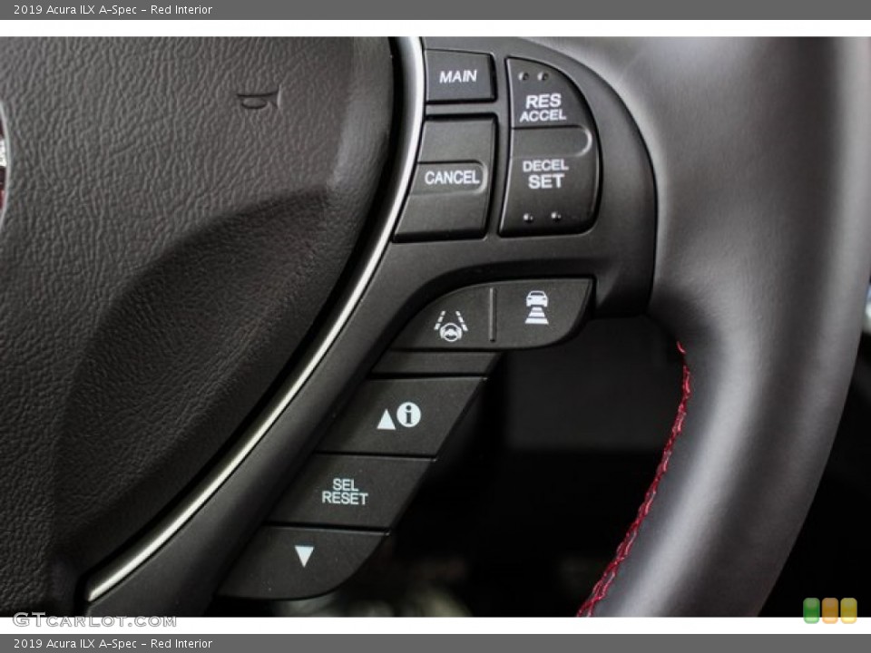 Red Interior Steering Wheel for the 2019 Acura ILX A-Spec #134640776
