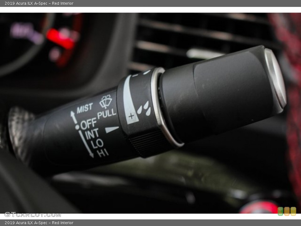 Red Interior Controls for the 2019 Acura ILX A-Spec #134640782