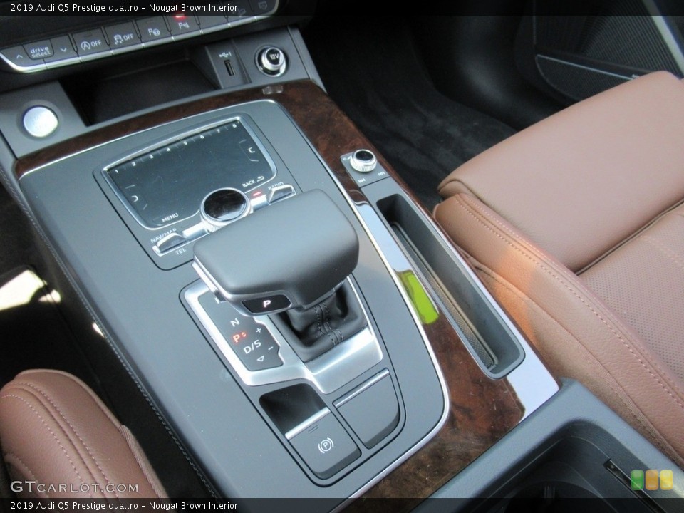 Nougat Brown Interior Transmission for the 2019 Audi Q5 Prestige quattro #134642036