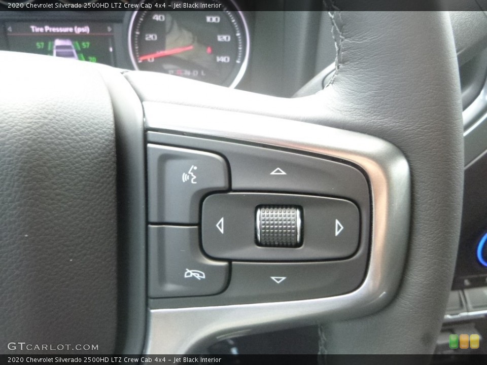 Jet Black Interior Steering Wheel for the 2020 Chevrolet Silverado 2500HD LTZ Crew Cab 4x4 #134644427