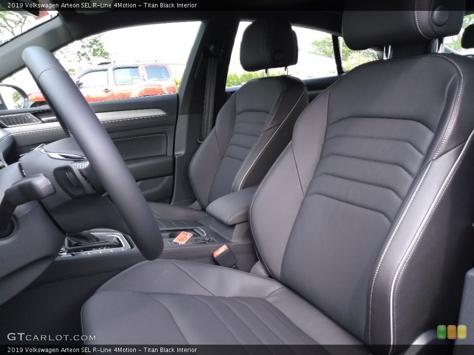 Titan Black Interior Front Seat for the 2019 Volkswagen Arteon SEL R-Line 4Motion #134646536