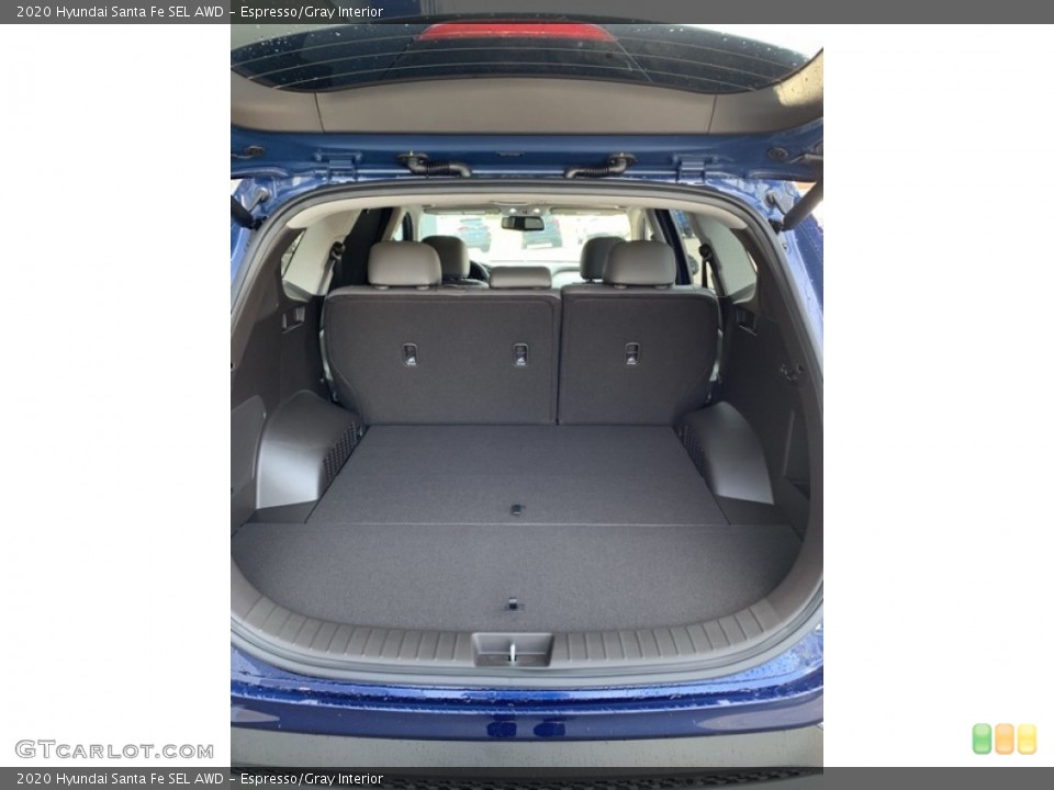 Espresso/Gray Interior Trunk for the 2020 Hyundai Santa Fe SEL AWD #134651783