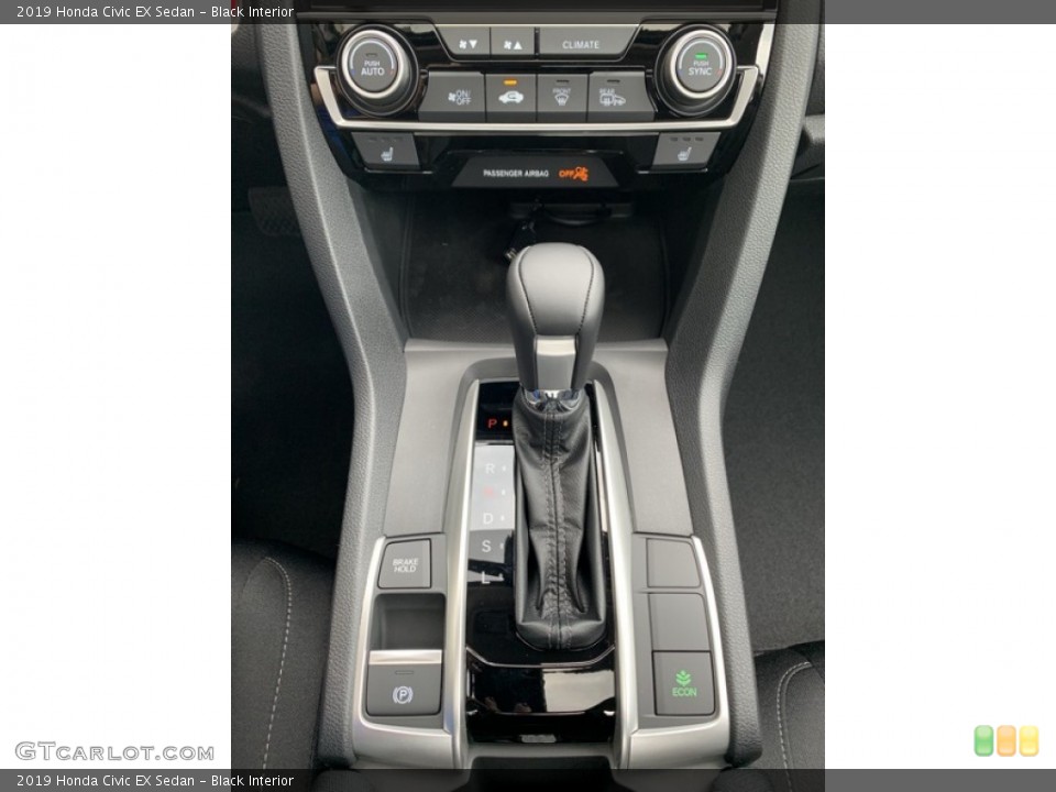 Black Interior Transmission for the 2019 Honda Civic EX Sedan #134655353