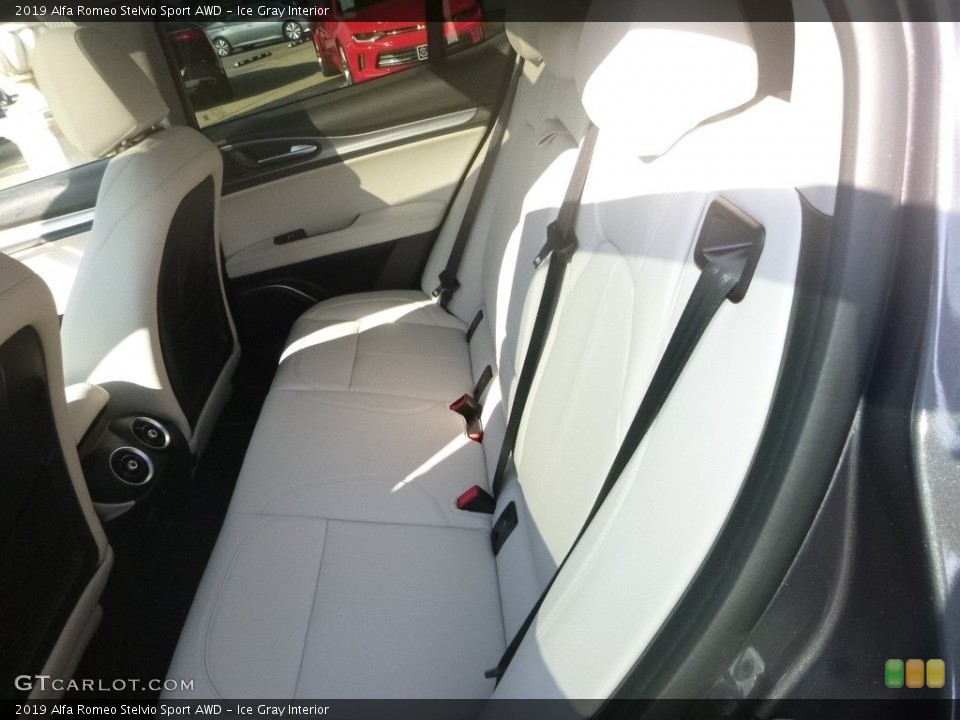 Ice Gray Interior Rear Seat for the 2019 Alfa Romeo Stelvio Sport AWD #134662787