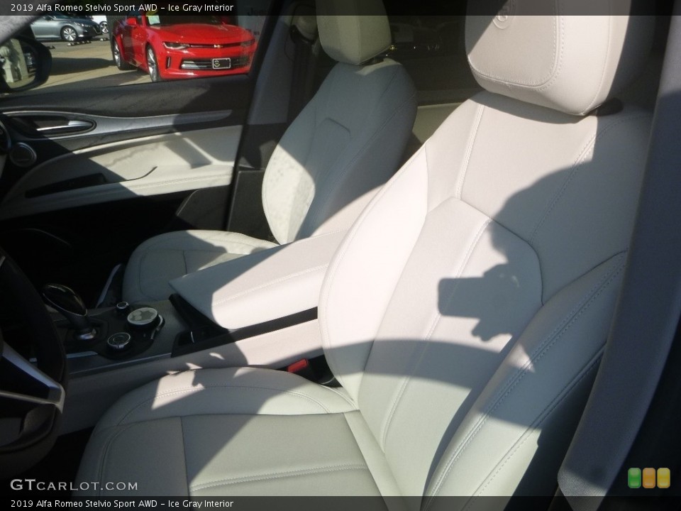 Ice Gray 2019 Alfa Romeo Stelvio Interiors