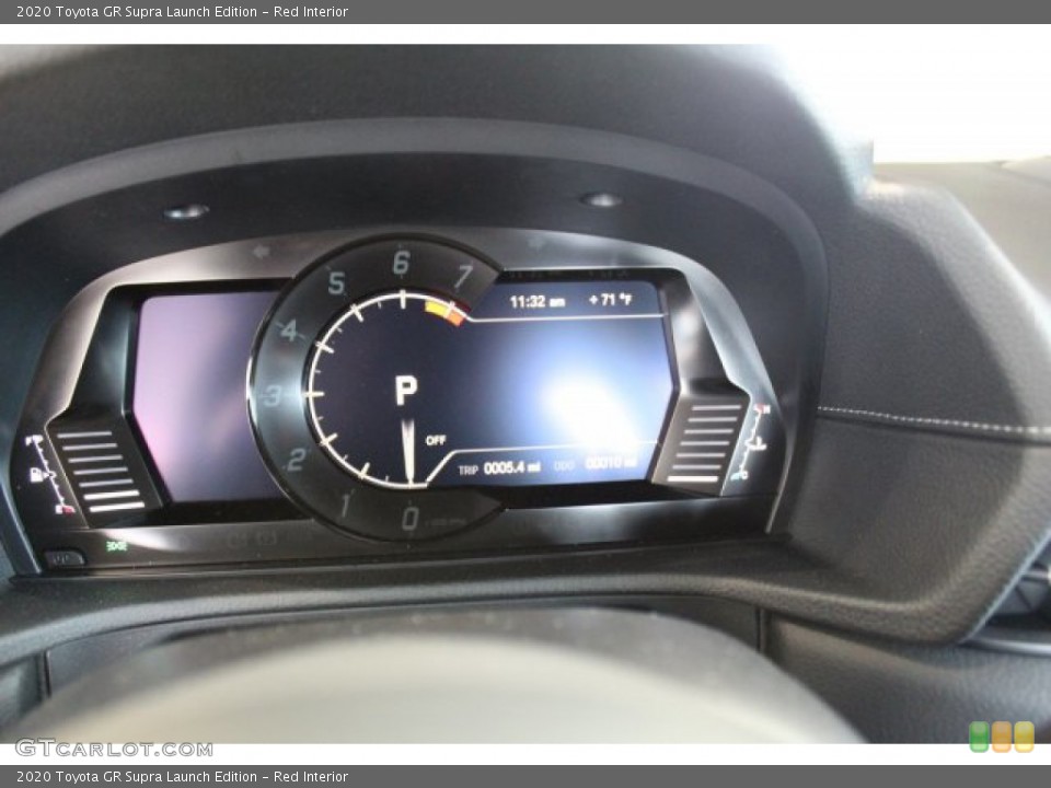 Red Interior Gauges for the 2020 Toyota GR Supra Launch Edition #134665190