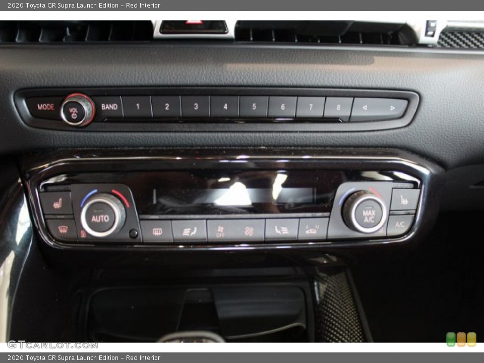 Red Interior Controls for the 2020 Toyota GR Supra Launch Edition #134665211