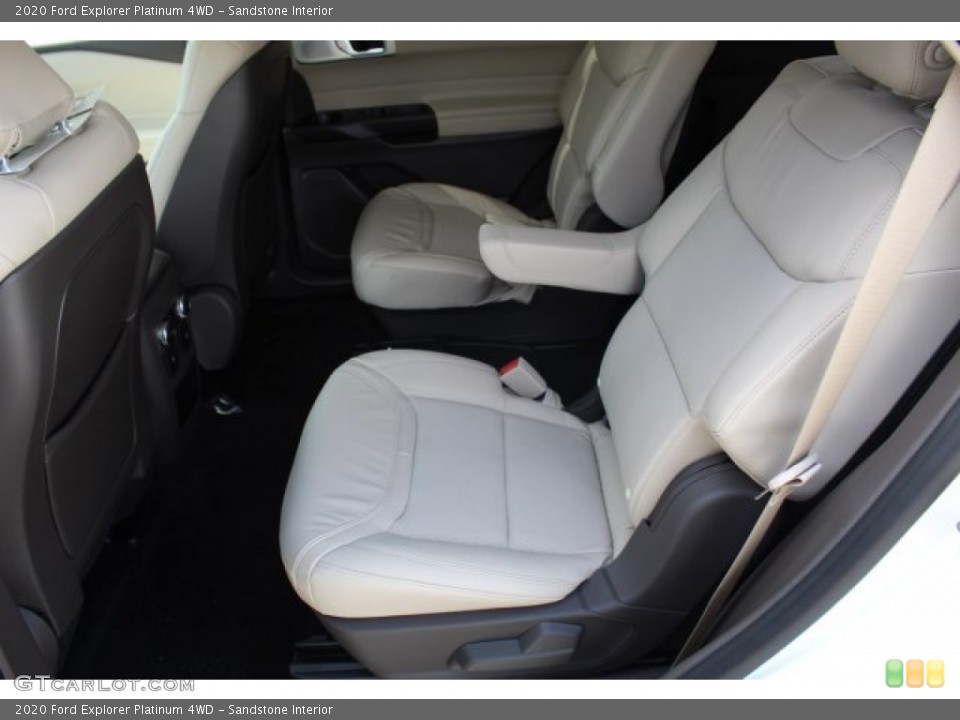 Sandstone Interior Rear Seat for the 2020 Ford Explorer Platinum 4WD #134665649