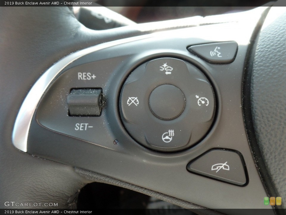 Chestnut Interior Steering Wheel for the 2019 Buick Enclave Avenir AWD #134666042