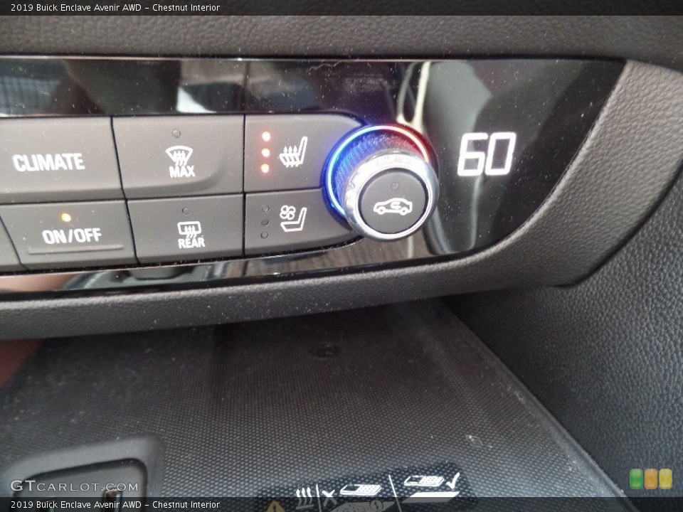 Chestnut Interior Controls for the 2019 Buick Enclave Avenir AWD #134666138