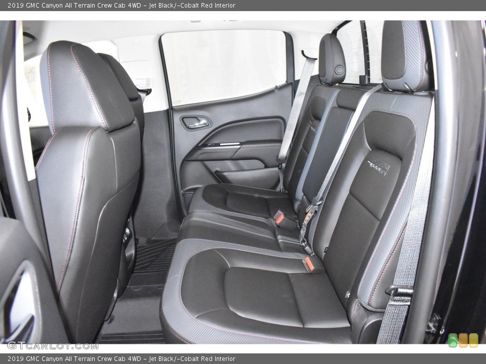 Jet Black/­Cobalt Red Interior Rear Seat for the 2019 GMC Canyon All Terrain Crew Cab 4WD #134666771