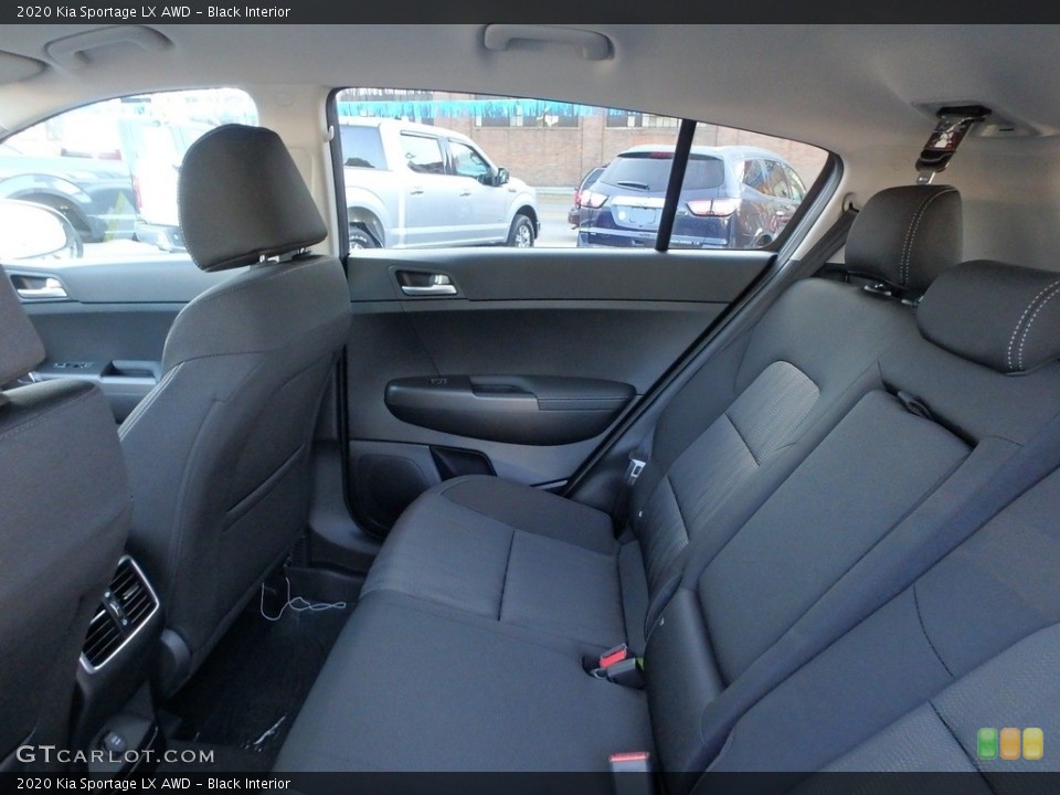 Black Interior Rear Seat for the 2020 Kia Sportage LX AWD #134669894