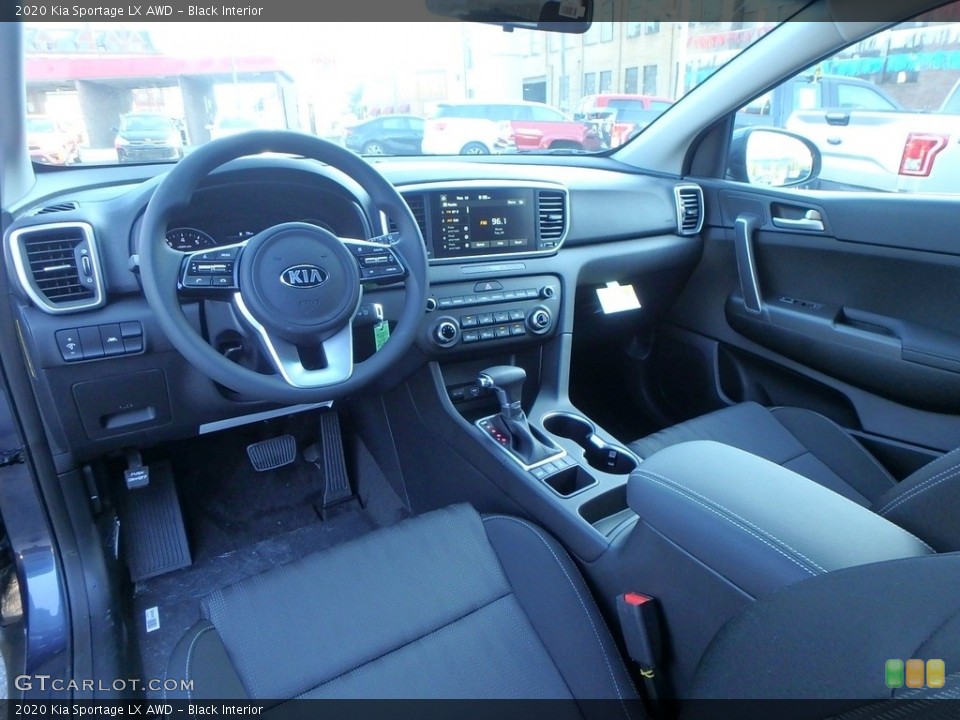 Black Interior Photo for the 2020 Kia Sportage LX AWD #134669912