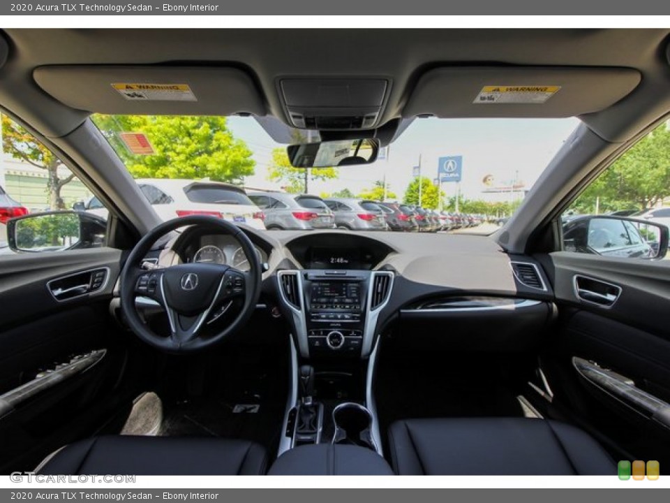 Ebony Interior Dashboard for the 2020 Acura TLX Technology Sedan #134670440
