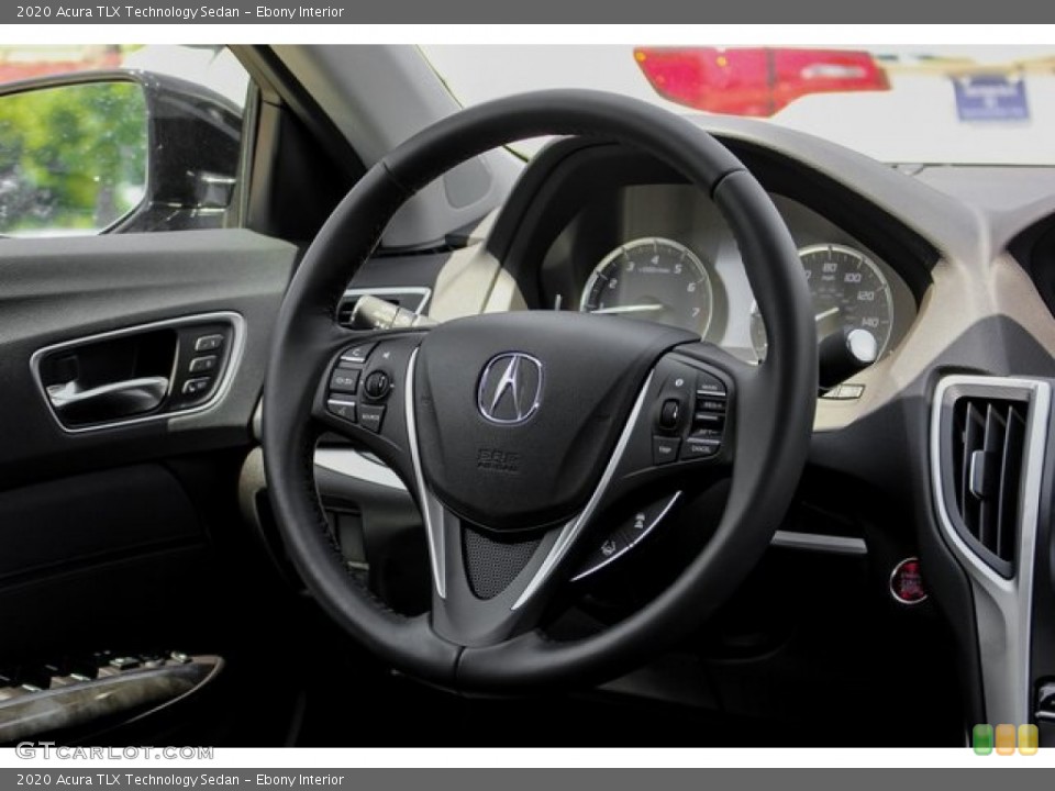 Ebony Interior Steering Wheel for the 2020 Acura TLX Technology Sedan #134670866