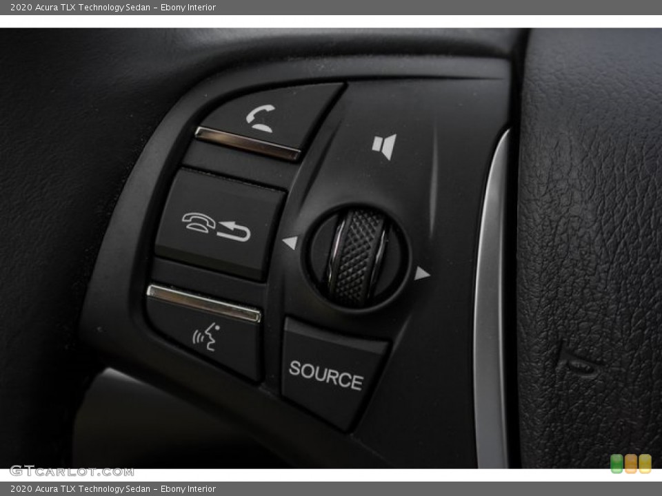 Ebony Interior Steering Wheel for the 2020 Acura TLX Technology Sedan #134671256