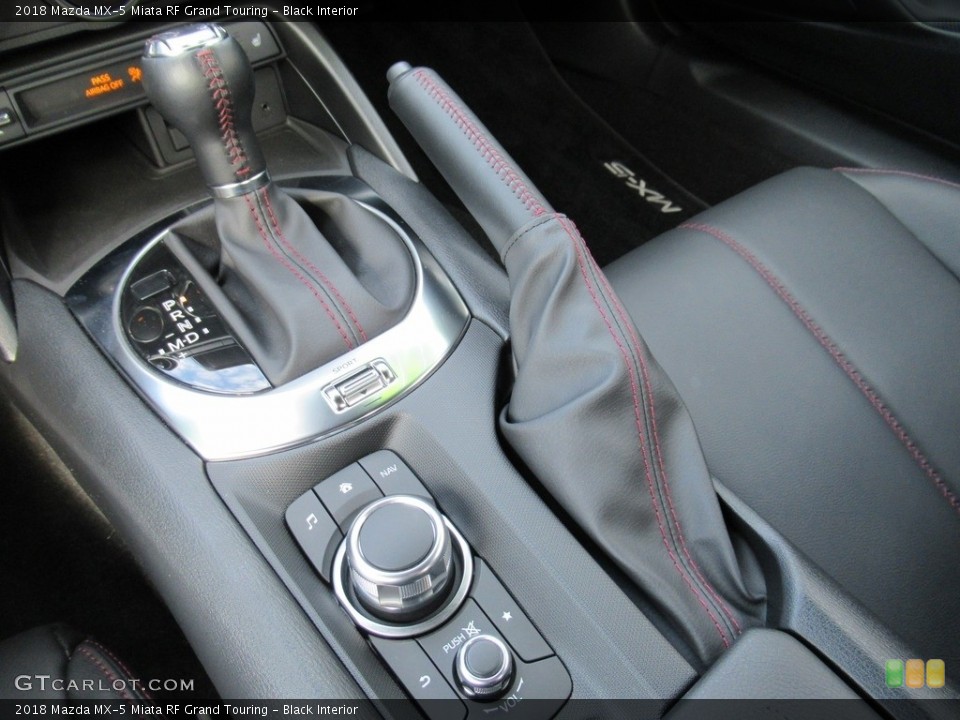 Black Interior Controls for the 2018 Mazda MX-5 Miata RF Grand Touring #134675923