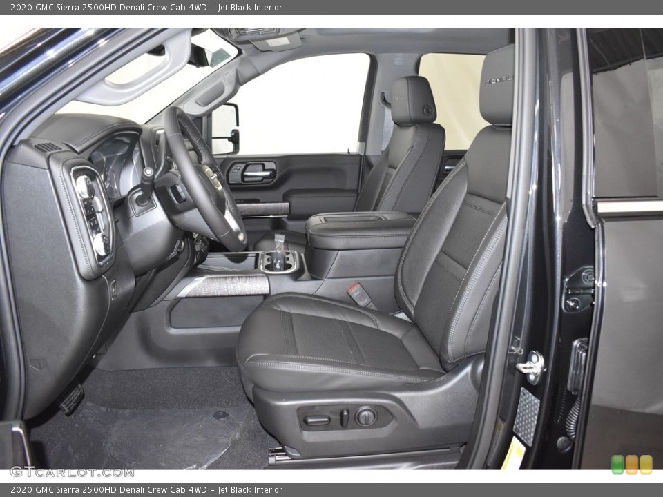 Jet Black Interior Photo for the 2020 GMC Sierra 2500HD Denali Crew Cab 4WD #134677179