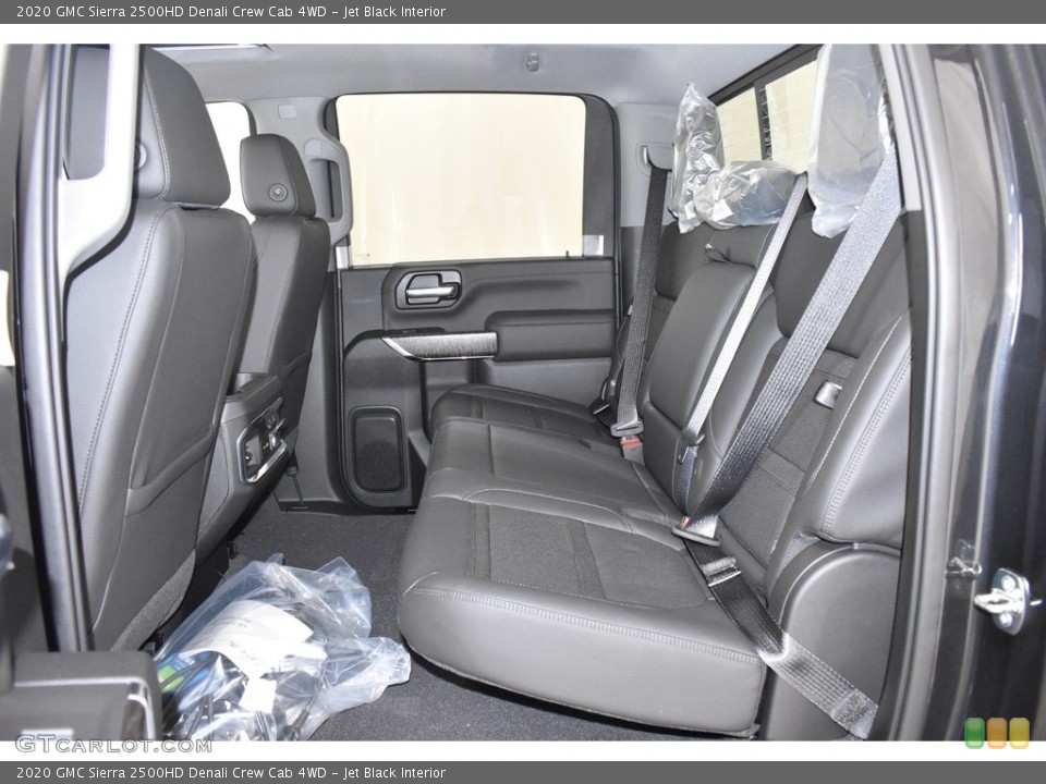 Jet Black Interior Rear Seat for the 2020 GMC Sierra 2500HD Denali Crew Cab 4WD #134677196