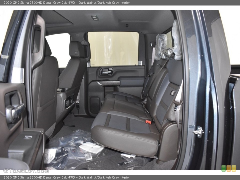 Dark Walnut/Dark Ash Gray Interior Rear Seat for the 2020 GMC Sierra 2500HD Denali Crew Cab 4WD #134677359
