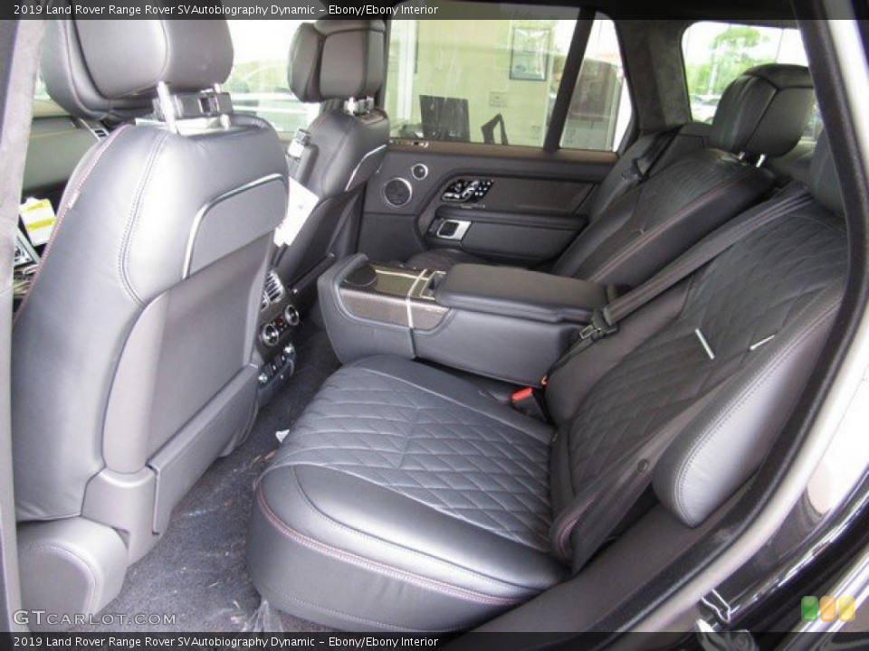 Ebony/Ebony Interior Rear Seat for the 2019 Land Rover Range Rover SVAutobiography Dynamic #134688480