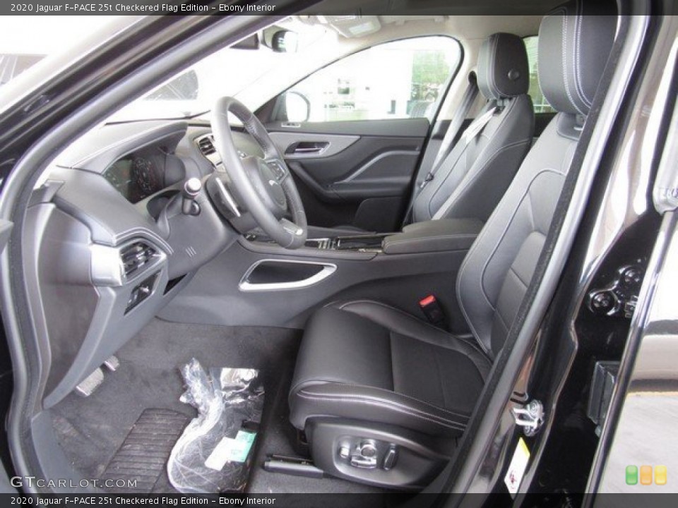 Ebony Interior Front Seat for the 2020 Jaguar F-PACE 25t Checkered Flag Edition #134688534