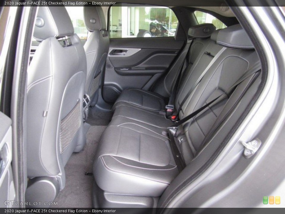 Ebony Interior Rear Seat for the 2020 Jaguar F-PACE 25t Checkered Flag Edition #134688567