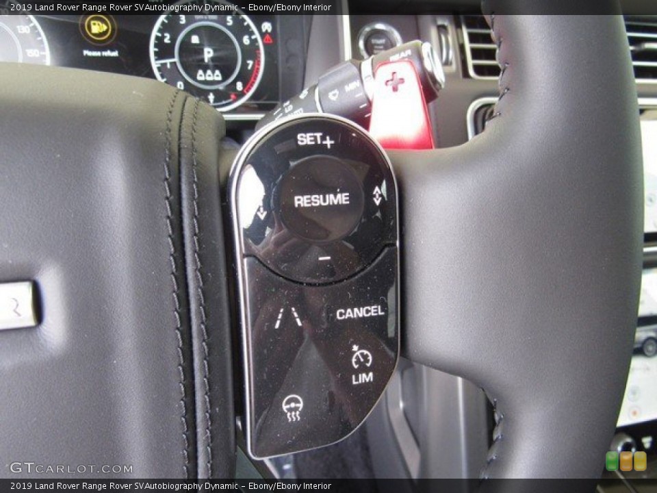 Ebony/Ebony Interior Steering Wheel for the 2019 Land Rover Range Rover SVAutobiography Dynamic #134688906