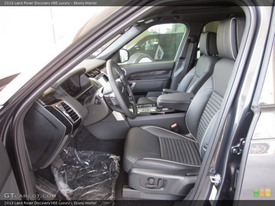 Ebony Interior Front Seat for the 2019 Land Rover Discovery HSE Luxury #134689158