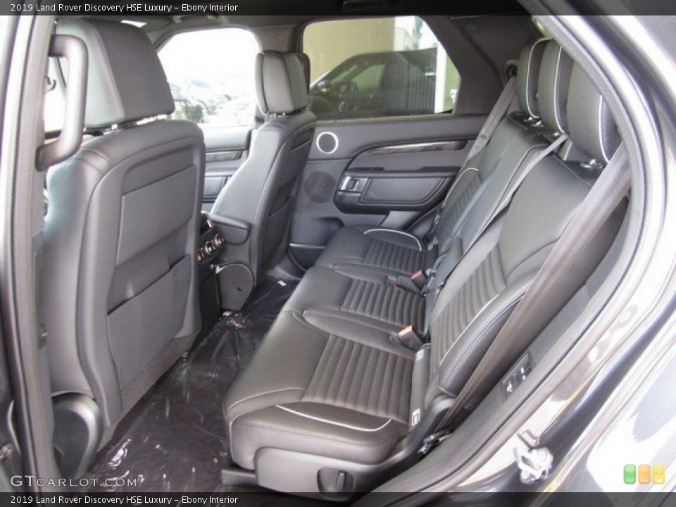 Ebony Interior Rear Seat for the 2019 Land Rover Discovery HSE Luxury #134689173