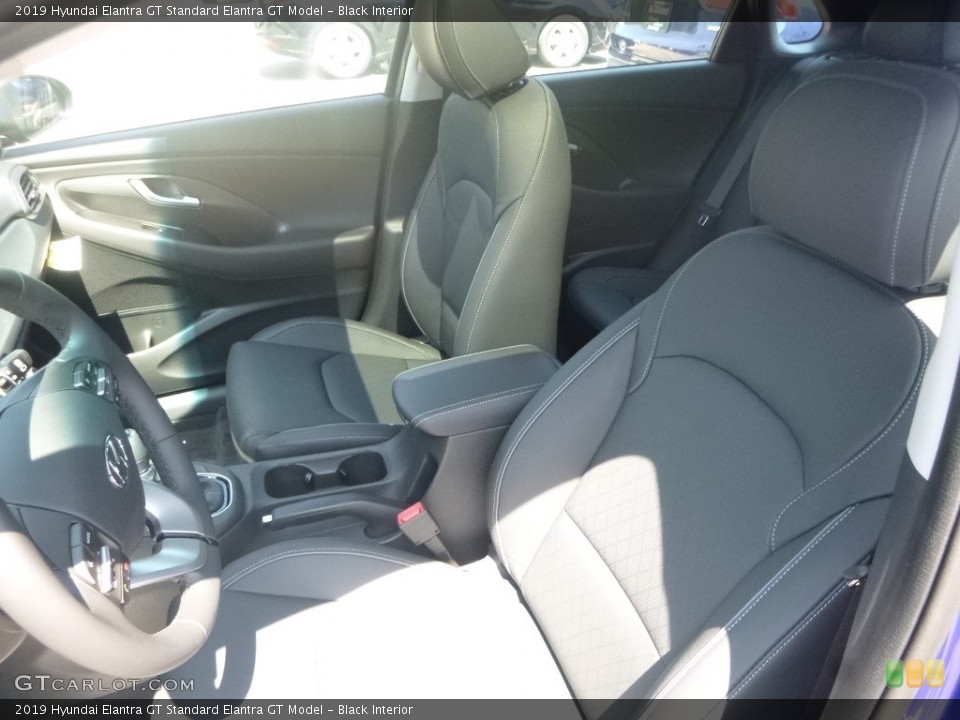 Black Interior Front Seat for the 2019 Hyundai Elantra GT  #134694702