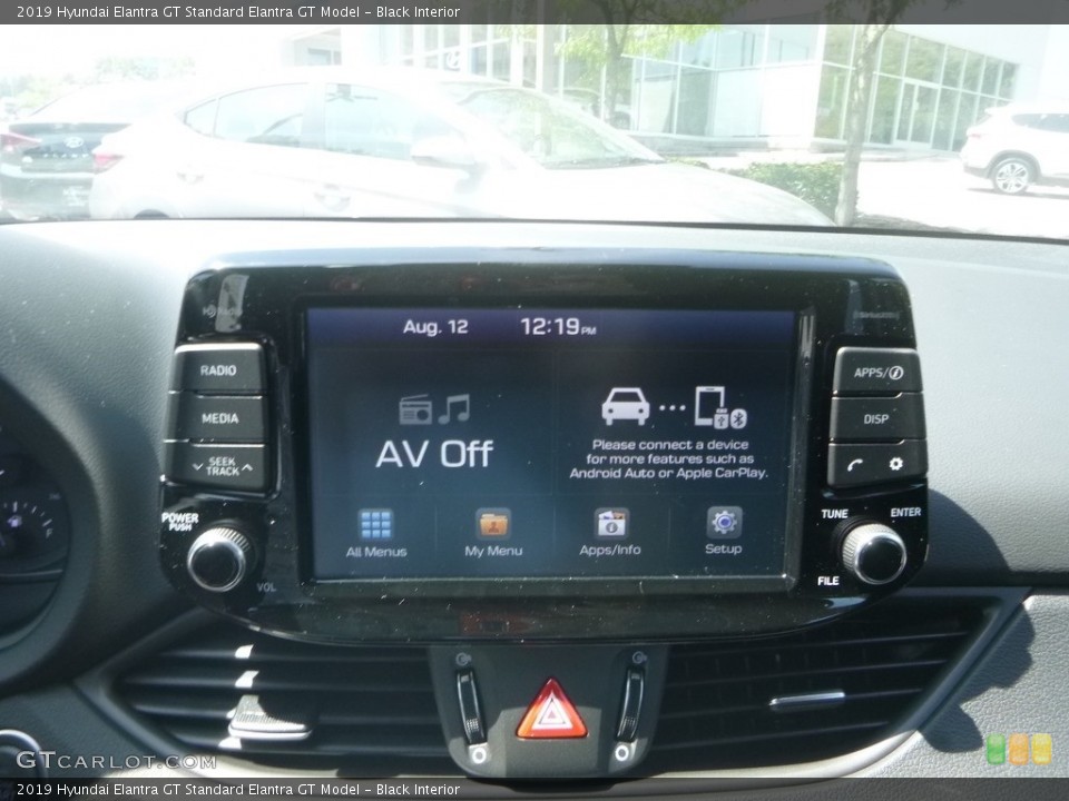 Black Interior Controls for the 2019 Hyundai Elantra GT  #134694765