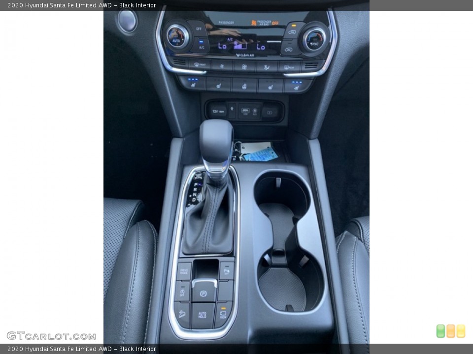 Black Interior Controls for the 2020 Hyundai Santa Fe Limited AWD #134706300