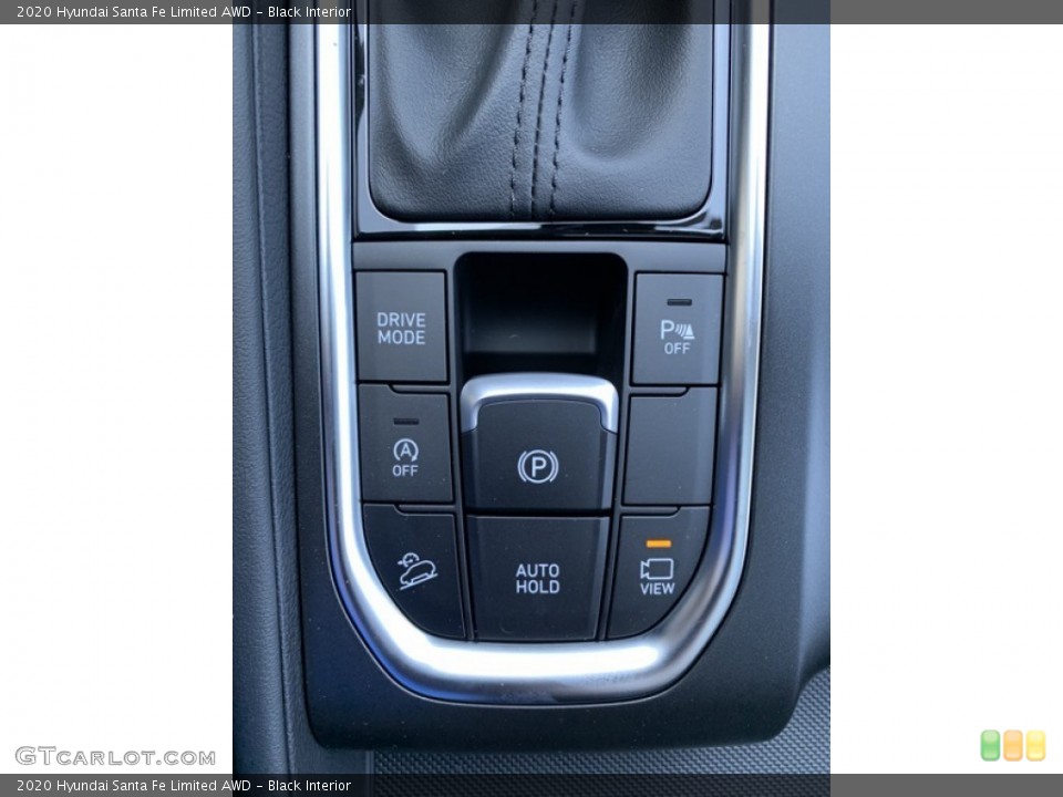 Black Interior Controls for the 2020 Hyundai Santa Fe Limited AWD #134706318