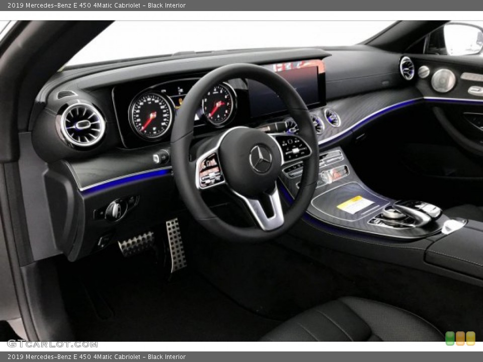 Black Interior Dashboard for the 2019 Mercedes-Benz E 450 4Matic Cabriolet #134709449