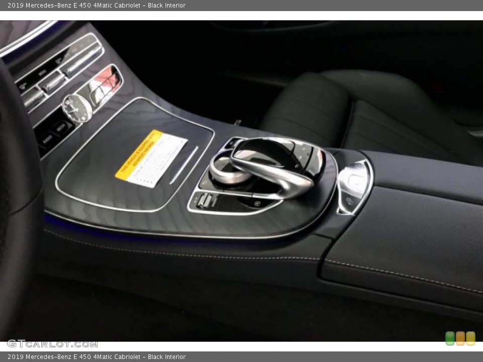 Black Interior Controls for the 2019 Mercedes-Benz E 450 4Matic Cabriolet #134709515
