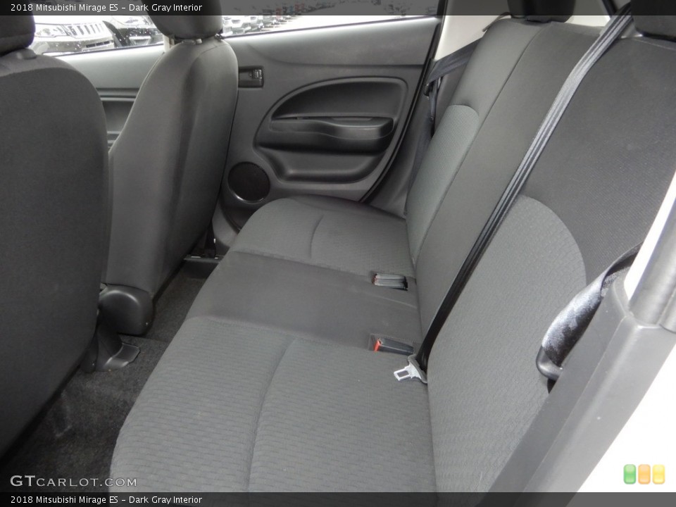 Dark Gray Interior Rear Seat for the 2018 Mitsubishi Mirage ES #134710571