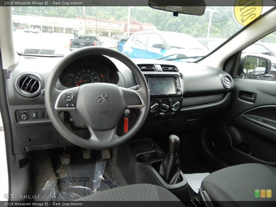 Dark Gray Interior Photo for the 2018 Mitsubishi Mirage ES #134710586