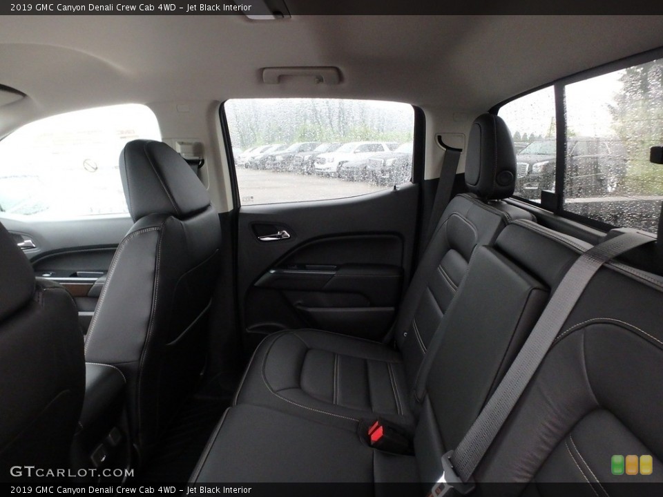 Jet Black Interior Rear Seat for the 2019 GMC Canyon Denali Crew Cab 4WD #134712521