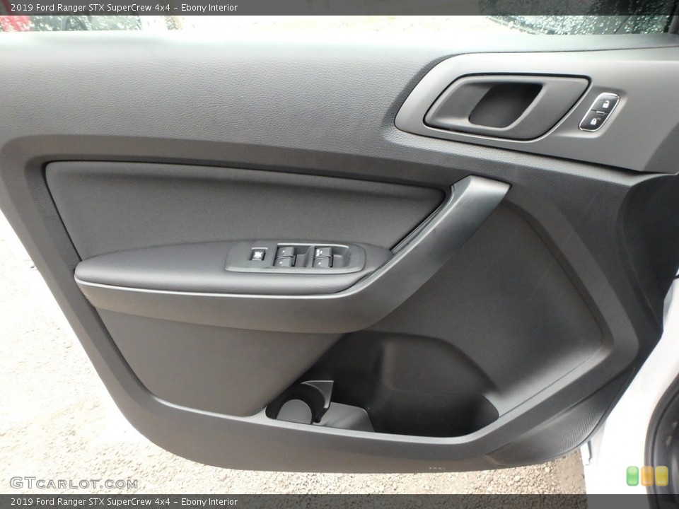 Ebony Interior Door Panel for the 2019 Ford Ranger STX SuperCrew 4x4 #134714945