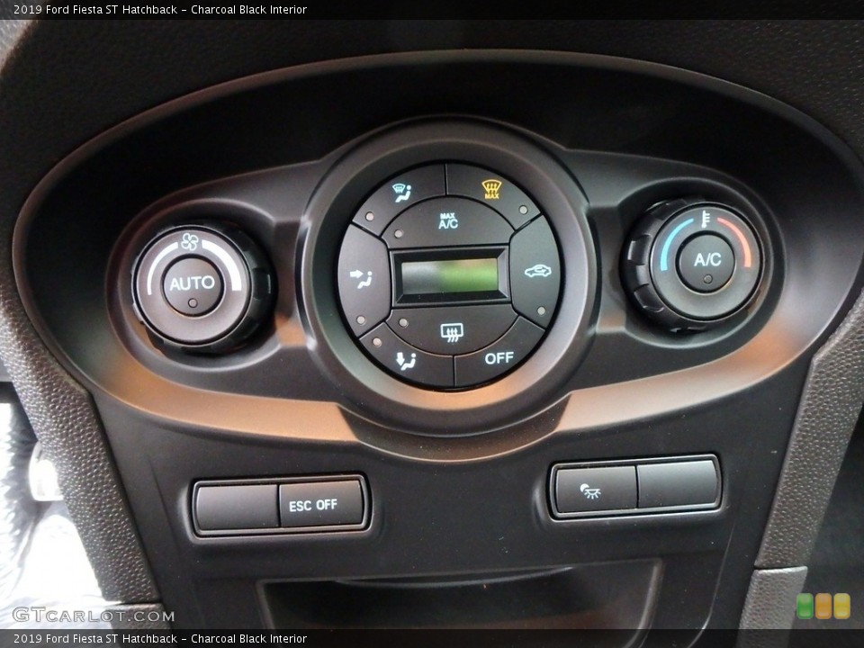 Charcoal Black Interior Controls for the 2019 Ford Fiesta ST Hatchback #134715740