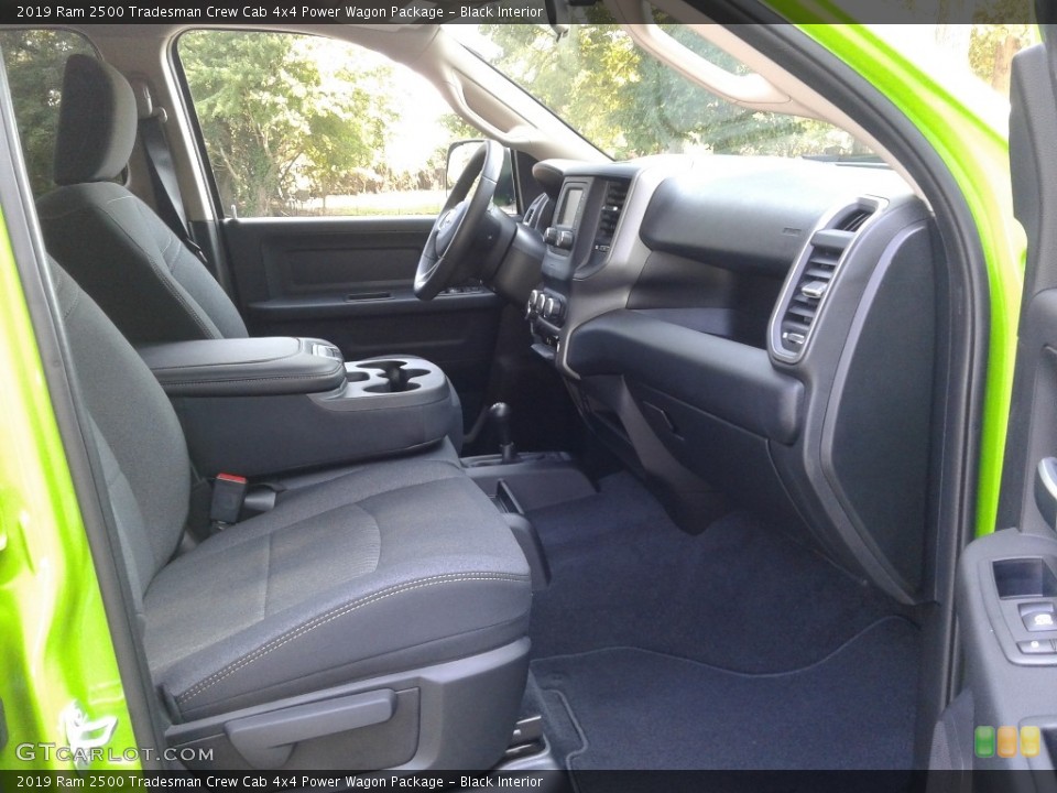 Black Interior Front Seat for the 2019 Ram 2500 Tradesman Crew Cab 4x4 Power Wagon Package #134718161