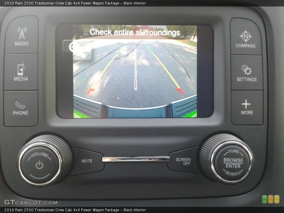 Black Interior Controls for the 2019 Ram 2500 Tradesman Crew Cab 4x4 Power Wagon Package #134718287