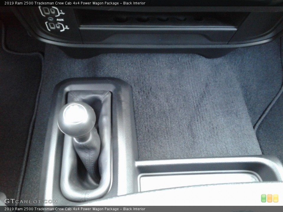 Black Interior Controls for the 2019 Ram 2500 Tradesman Crew Cab 4x4 Power Wagon Package #134718362