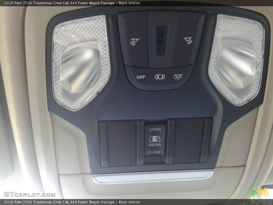 Black Interior Controls for the 2019 Ram 2500 Tradesman Crew Cab 4x4 Power Wagon Package #134718380