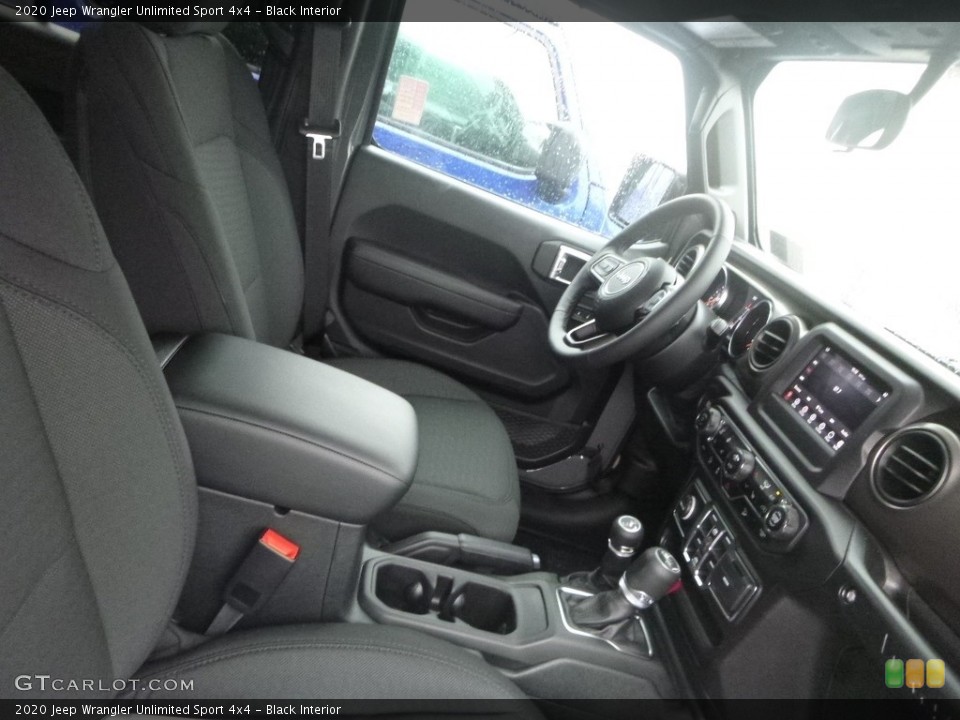 Black Interior Photo for the 2020 Jeep Wrangler Unlimited Sport 4x4 #134724146