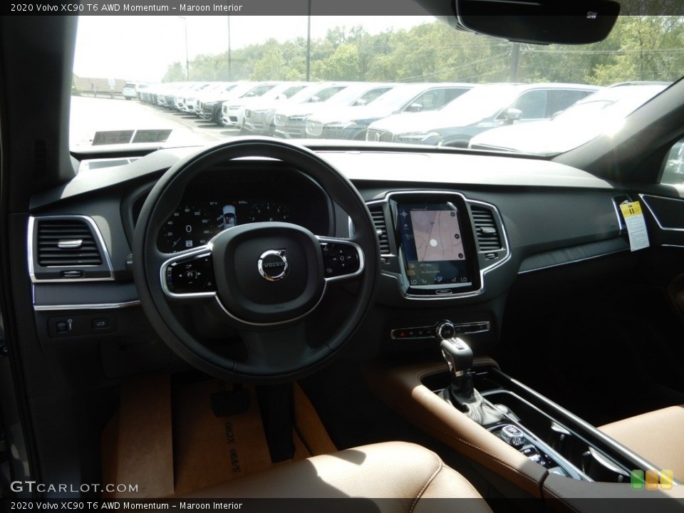 Maroon Interior Front Seat for the 2020 Volvo XC90 T6 AWD Momentum #134727627